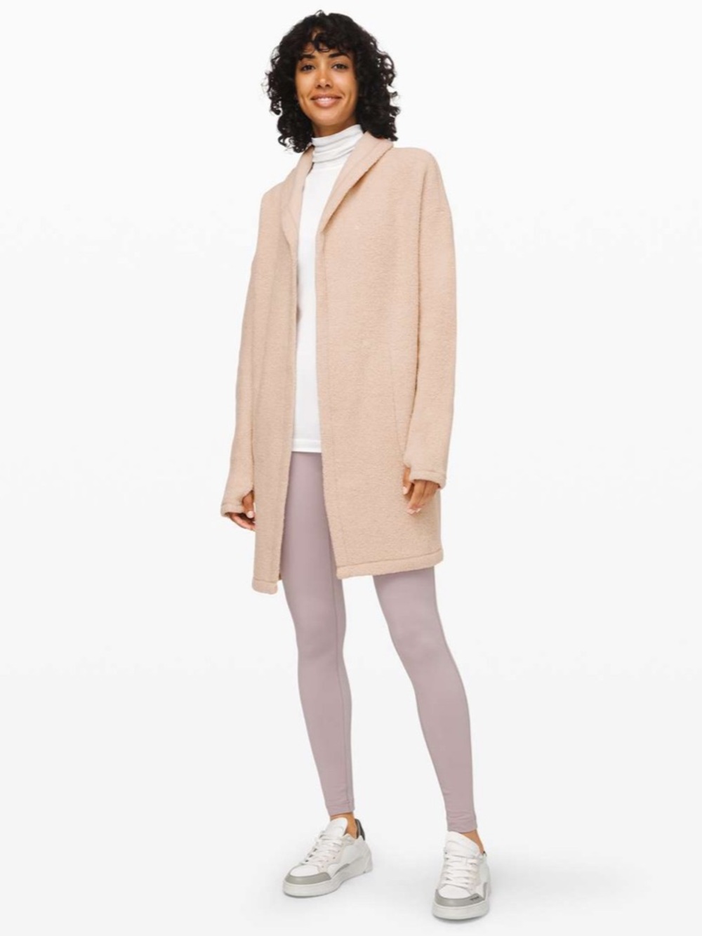 lululemon athletica Sincerely Sherpa Wrap in Cashew